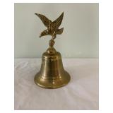 Brass bell w/ Eagle 6' tall