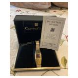 Compu Chron princess II digital led quartz watch