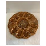 Ceramic Deviled egg platter 9.5' d