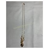 14 kt gold necklace Italy, 17'