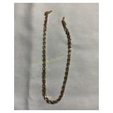 18K 750 gold bracelet 8' , .22 oz