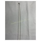 925 silver necklace, 17', .20 oz