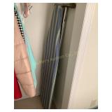 Full size metal ironing board with cover