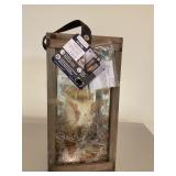 Indoor battery operated candle w/lantern nib