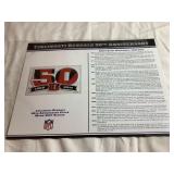 NFL Cincinnati Bengals 50th anniversary patch &
