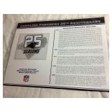 NFL Carolina Panthers 25th anniversary patch &