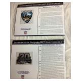 NFL Jacksonville 20th & 25th anniversary patches