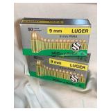 100 Rds Sellier & Bellot 9mm Luger, 115 gr., FMJ