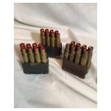 24 Rds 30-06 Blank, Garand clips