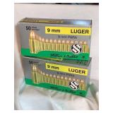 100 Rds Sellier & Bellot 9mm Luger, 115 gr., FMJ