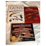 3 Gun hardback books- Winchester, Illustrated