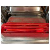 Warning, triangle flare kit, shows wear