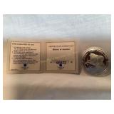 2001 History of Am $20 round, .999 fine silver,