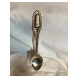 Sterling silver apostle spoon, Jude, Franklin