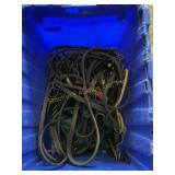 12 + Rubber, bungee straps in tote, 33" average