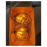 6 light electric lights, works
