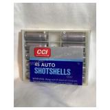 10 Rds CCI 45 auto, 1/3 oz., #9 shot