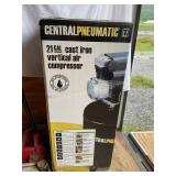 Central Pneumatic 21 gal cast iron vertical air