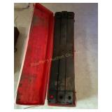 Stimsonite safety triangles in case, show wear