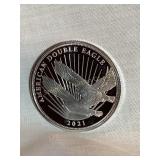 $2 Cook Islands Am double eagle, 2021, 1/2 oz.,