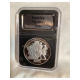 1920 Roaring Twenties round, .999 fine silver, 1