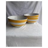 3 IKEA bowls, 8.5 dia, shows wear wear