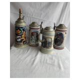 4 steins- heroes of the Civil War, etc  11.5
