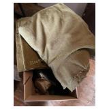 Misc safety, goggles, bowties, army, blankets,