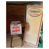 Hersheyï¿½s plastic sign 11" x 26 1/2", King syrup