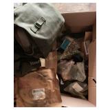Misc military gaskets, pouches, clamps etc