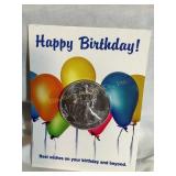 2015 (N/M) silver Eagle dollar coin, 1 oz. fine