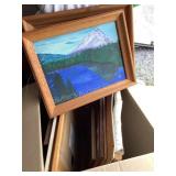 Misc framed art/paintings, etc., some show wear