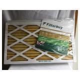 3 Filterbuy MERV 11 Gold HVAC air filters, NIP