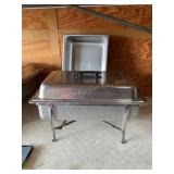 Stainless steel buffet chafing dish set, 2