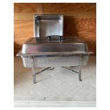 Stainless steel buffet chafing dish set, 2