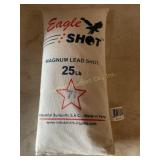 Eagle Shot magnum lead shot-25 lb bag, #7 1/2, NIP