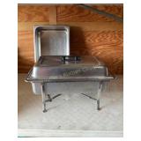 Stainless steel buffet chafing dish set, 2