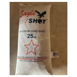Eagle Shot magnum lead shot-25 lb bag,  #6 ,  NIP