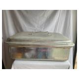 Aluminum roaster w/lid 22" x 8ï¿½ x 17 1/2ï¿½, shows