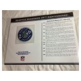 NFL Seattle Seahawks 25th anniversary patch &
