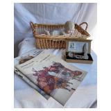 Misc porcelain doll ï¿½10ï¿½ long, Wyatt Earp pin