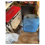 Misc suitcases travel time, airway, Swiss apps,