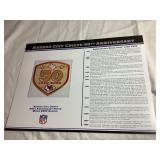 NFL Kansas City Chiefs 50th anniversary patch &
