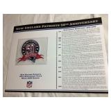 NFL New England Patriots 50th anniversary patch &