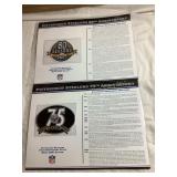 NFL Pittsburgh Stealers 75th & 80th anniversary