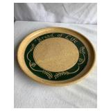 Koinonia Pottery Bread of Life plate, 9"D