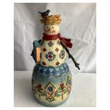 Jim Shore snowman, 9"H