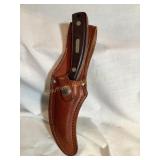 Schrade Old Timer 152 knife w/leather sheath,