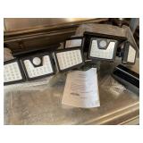 2 solar motion sensor lights NIP