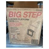 Big step ladder platform 6" x 12ï¿½